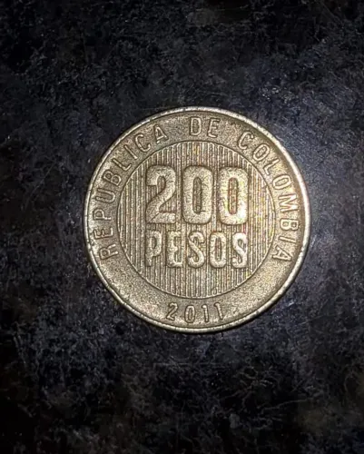moeda de 200 pesos de 2011
