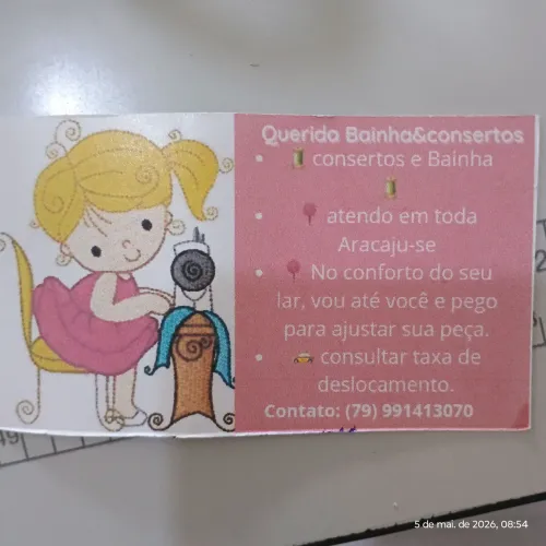Trabalho com facção somente (malha) e reforma! 