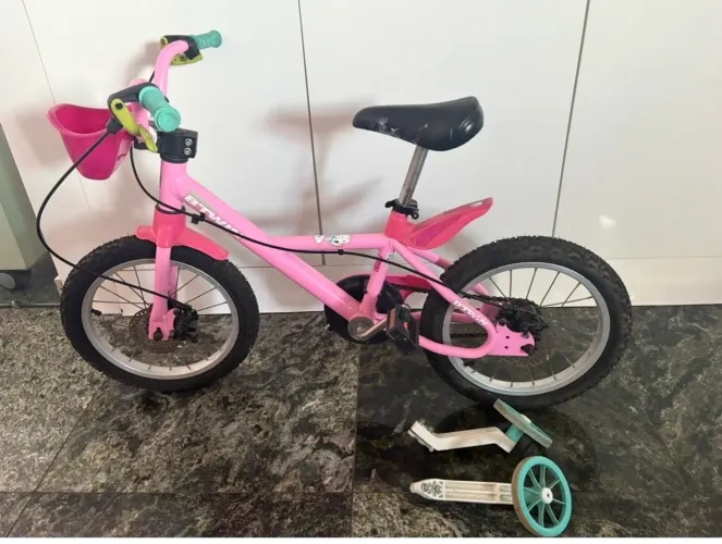 Bicicleta Decathlon menina aro 16