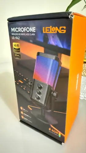 Microfone RGB USB-C