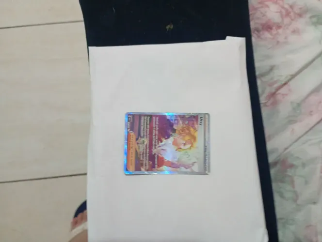 Cartas pokémon Urzy, retirada em minha residência