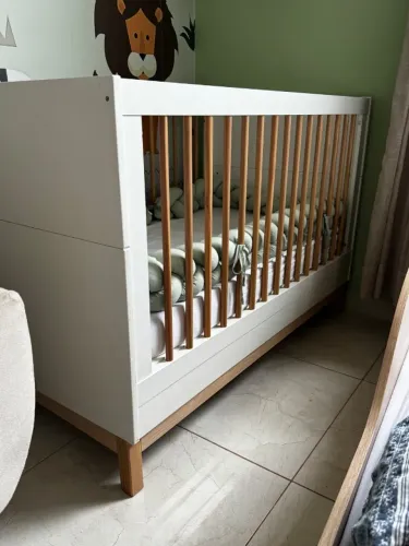 berço com colchão castor