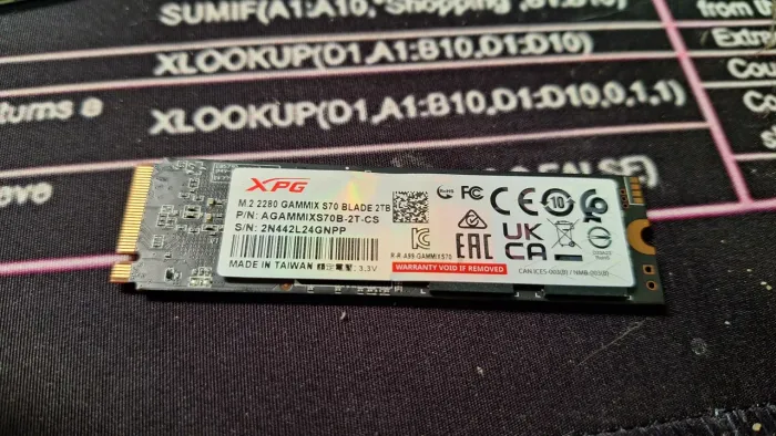Ssd Nvme Gammix s70 Blade 2TB