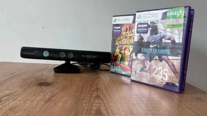 Kinect Xbox 360 + 2 Jogos