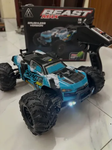 CARRINHO CONTROLE REMOTO RC 4X4 ALTA VELOCIDADE ATÉ 50KM/H MOTOR 390 RECARREGÁVEL