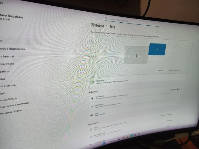 Monitor asus 32" quad hq 144hz xg32v com defeito