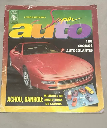 Livro Ilustrado Album de Figurinhas Super Alto Completo