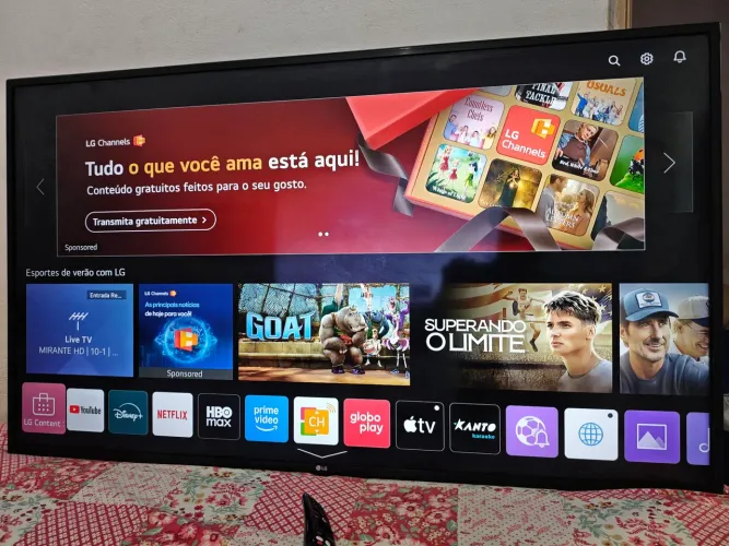 Smart tv LG de 55 polegadas 4k