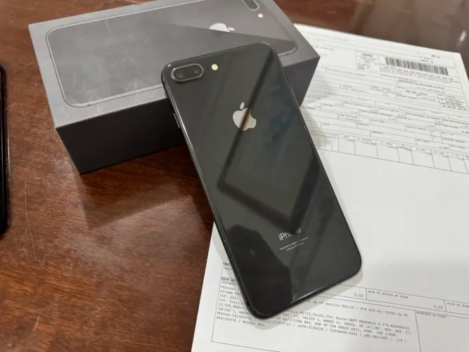 iPhone 8 Plus 128GB - Impecável, Nunca Aberto, Caixa e Nota fiscal