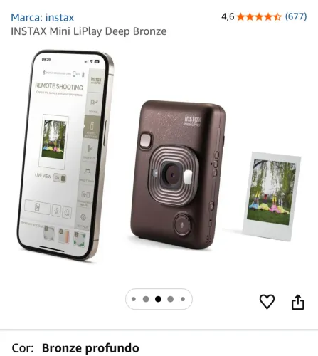 Câmera instax mini liplay 