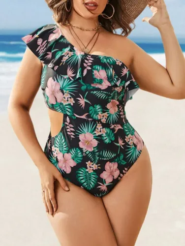 Maiô Plus Size Elegante com Bojo Removível - Caimento Perfeito no Corpo