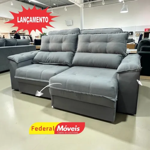 Sofá Retrátil 1,80m Mega Promoção - Solicitar Catálogo