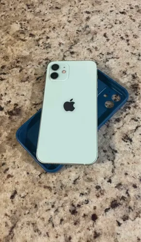 iPhone 12 Verde Tudo Ok, Com Carregador e Capa, Levo