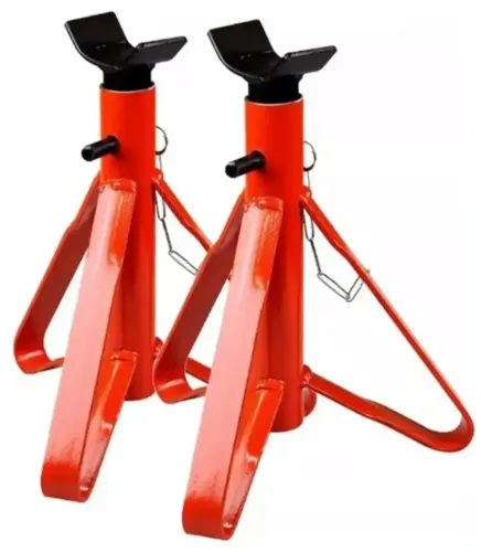 Cavalete 2 tonelas vermelho linha leve par - JackFerr