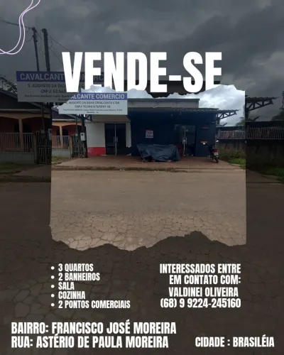 ? GRANDE OPORTUNIDADE EM BRASILEIA - CASA + RENDA EXTRA! ?