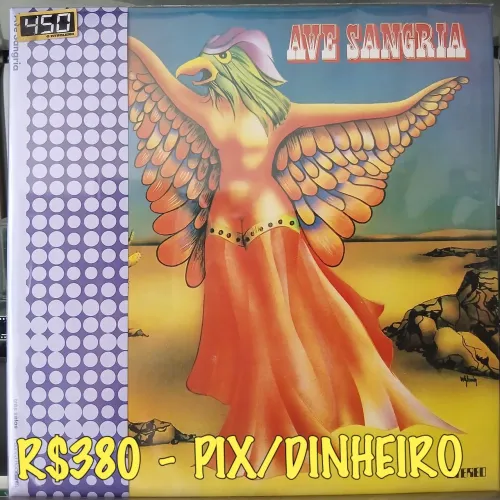 DISCO DE VINIL AVE SANGRIA LACRADO NOVO