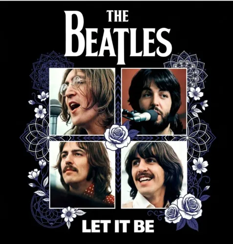 Camiseta banda de rock the Beatles 