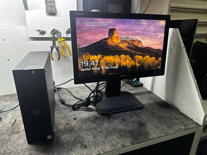 Computador Dell Optiplex 3050 com Monitor Lenovo 20