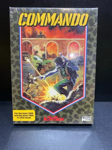 Jogo Lacrado Activision americano original Commando Atari 2600