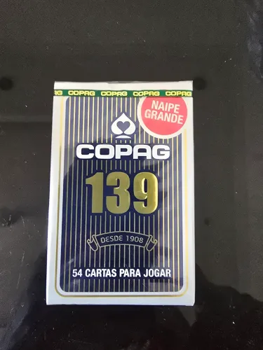 Baralho copag 139  54 cartas naipe grande novo lacrado 