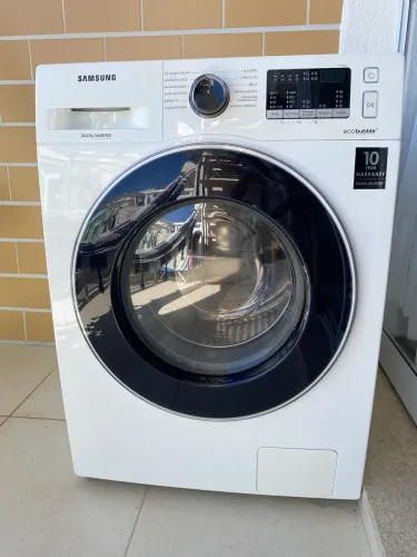 Máquina Samsung Lava e Seca Digital Inverter Ecobubble  Branca 11 Kg - 110volts   