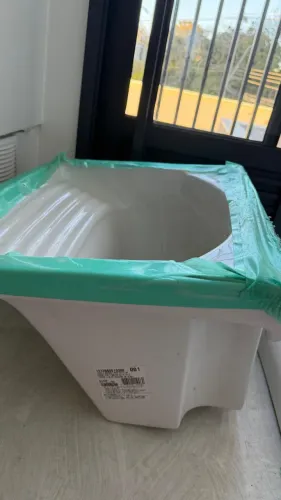 Tanque G 600x520 com mesa Branco Celite