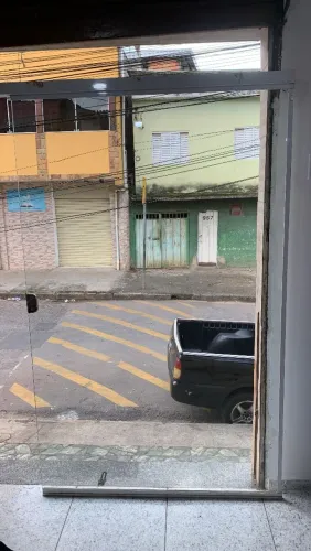 Vidro temperado para frente de loja
