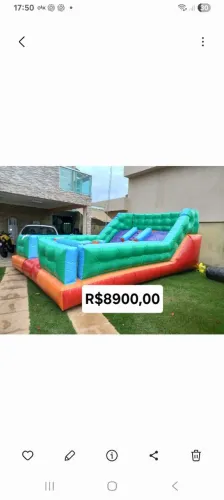 Kid play inflável 