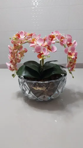 Arranjo orquídeas artificiais 