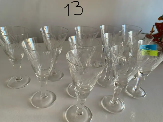 Taças de cristal para licor 