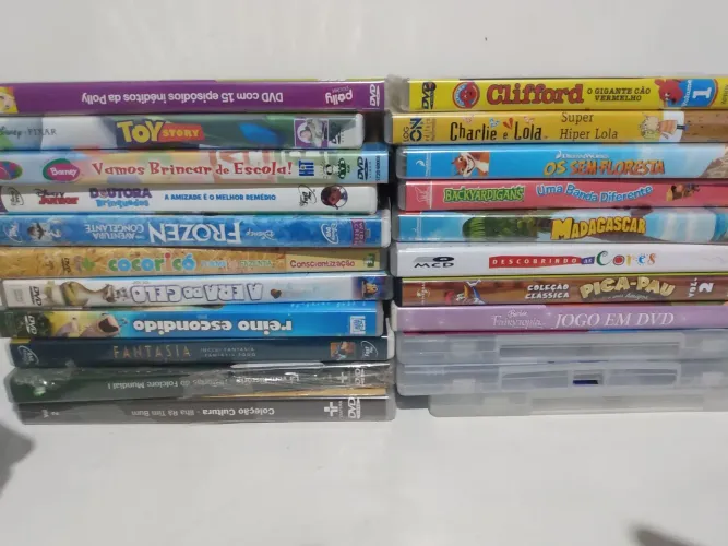 DVD Infantil Originais Lote de 60 DVD 