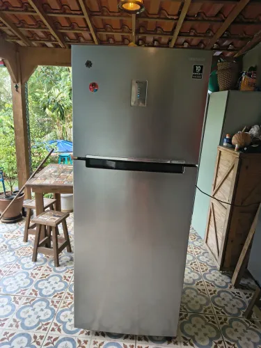 Geladeira sunsung bivolt inox escovado