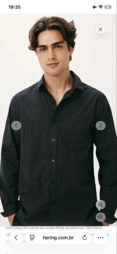 CAMISA HERING NOVA TAMANHO G