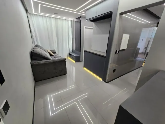 Lindo Apartamento Garden 2 Quartos 2 Garagens Todo Mobiliado e Decorado