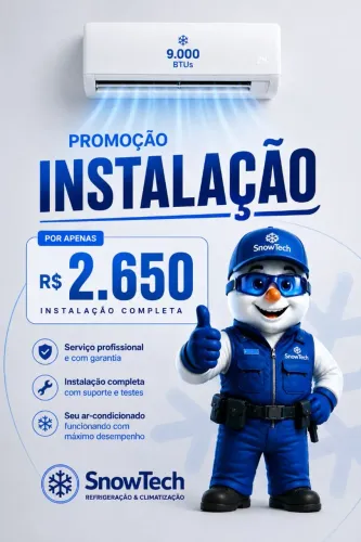 Ar condicionado + instalação