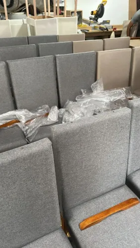 Últimos dias oferta Cadeiras mesa jantar novas pronta entrega madeira eucalipto
