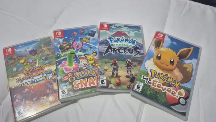 Lote Pokemon Nintendo switch 