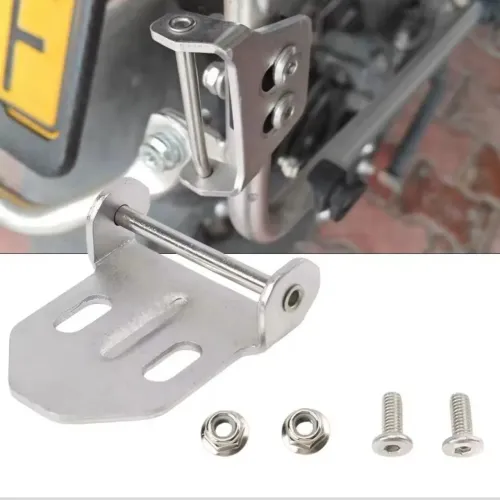 Trava Engate Fechadura Fecho Baú Bauleto Bagageiro Moto Aço Inox 
