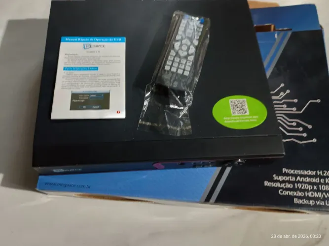 DVR 8 canais, 1080 Full HD novo na caixa <br>