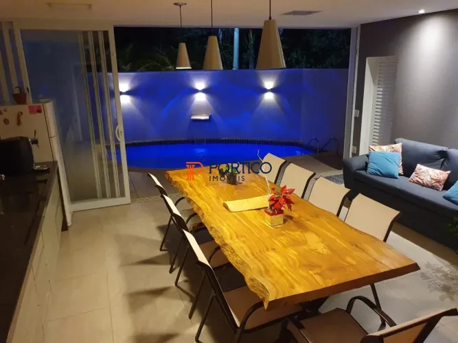 Sobrado venda Mobiliado 292m² - 3 quartos (2 suítes) - Cond. Yucatán - Paulínia