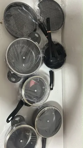 Conjunto de panelas teflon ante aderentes 8 peças