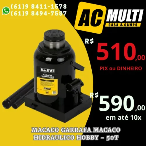Macaco Garrafa MACACO HIDRAULICO Hobby - 50T ELEVI