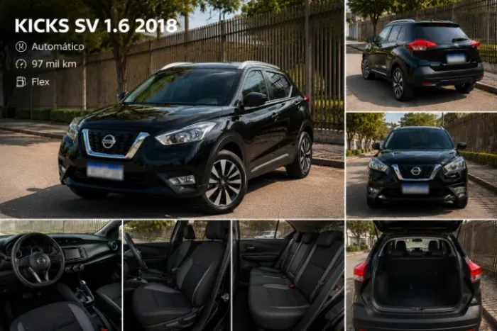 Nissan Kicks SV 1.6 16V Flexstar 5P Aut. 2018