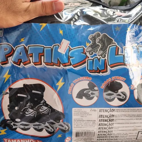 Patins masculino infantil