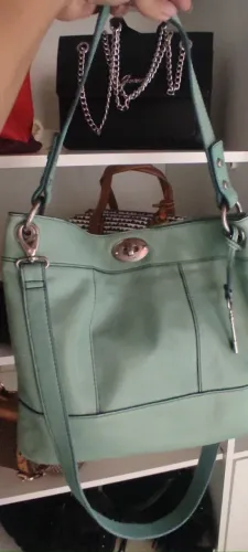 Bolsa de couro Fóssil