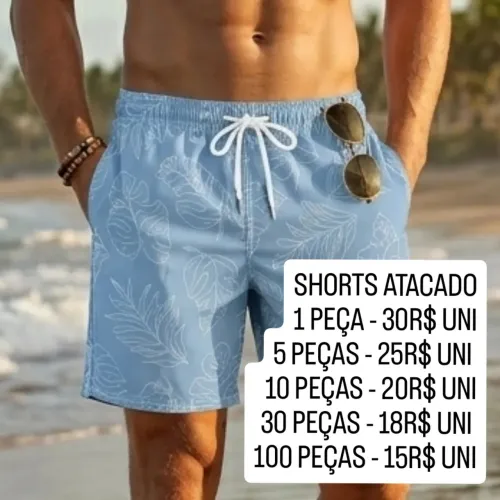 SHORTS MAURICINHO ELASTANO ATACADO