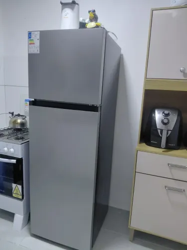 Geladeira HQ Duplex 290L Inox, 2 meses de uso