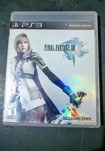 Final Fantasy XIII (Ps3) com capa, mais FIFA 12(Ps3) sem capa 