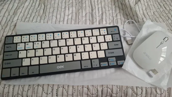 Teclado e mouse sem fio