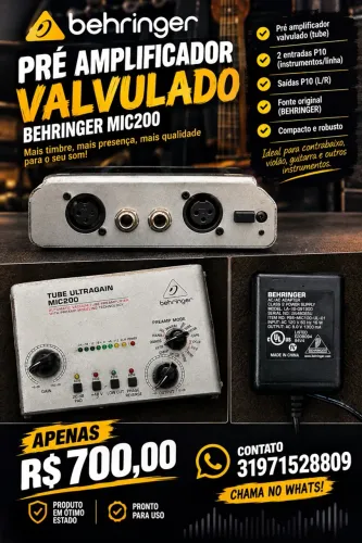 Pré amp valvulado